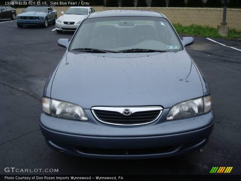 Slate Blue Pearl / Gray 1998 Mazda 626 ES V6