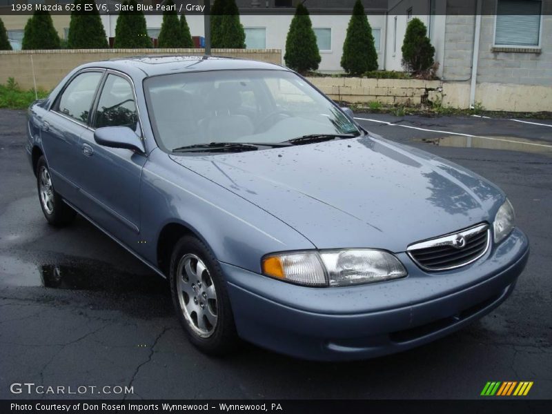 Slate Blue Pearl / Gray 1998 Mazda 626 ES V6