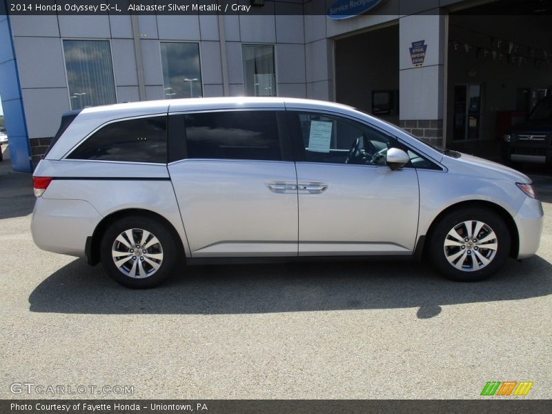 Alabaster Silver Metallic / Gray 2014 Honda Odyssey EX-L
