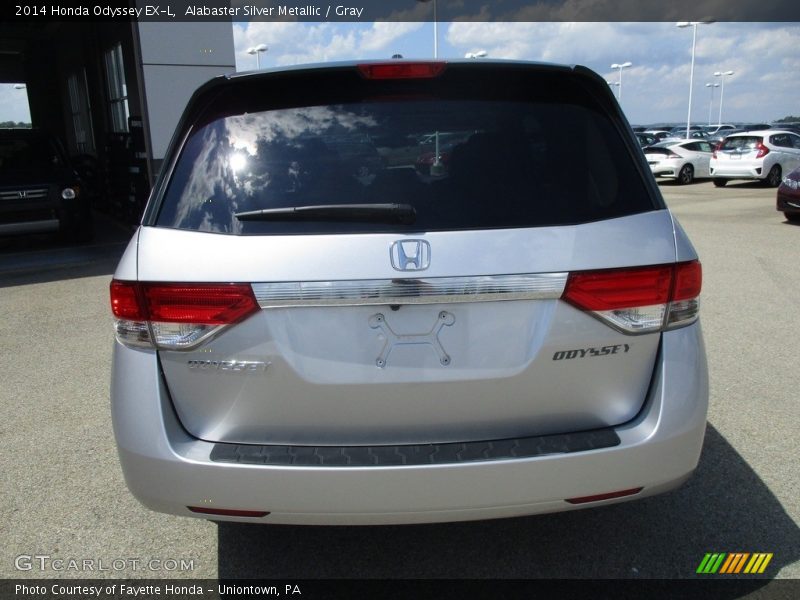 Alabaster Silver Metallic / Gray 2014 Honda Odyssey EX-L