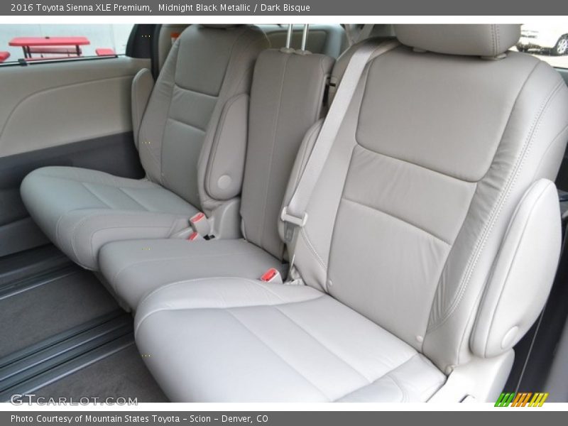 Midnight Black Metallic / Dark Bisque 2016 Toyota Sienna XLE Premium