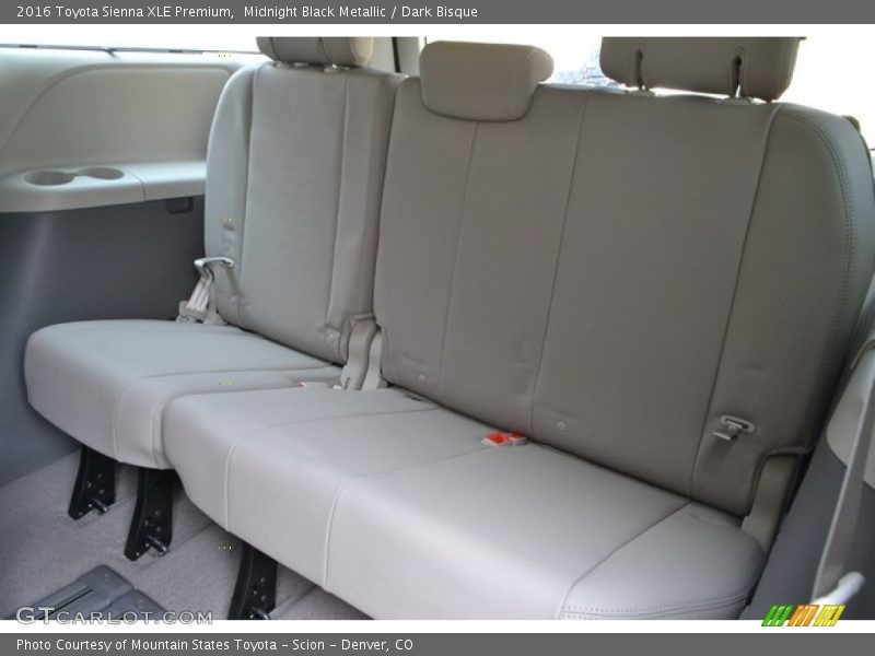 Midnight Black Metallic / Dark Bisque 2016 Toyota Sienna XLE Premium