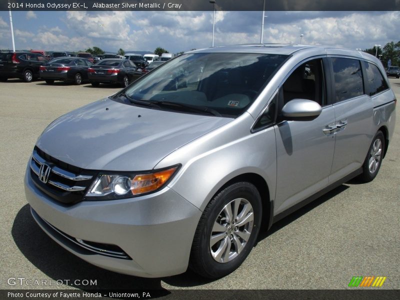 Alabaster Silver Metallic / Gray 2014 Honda Odyssey EX-L