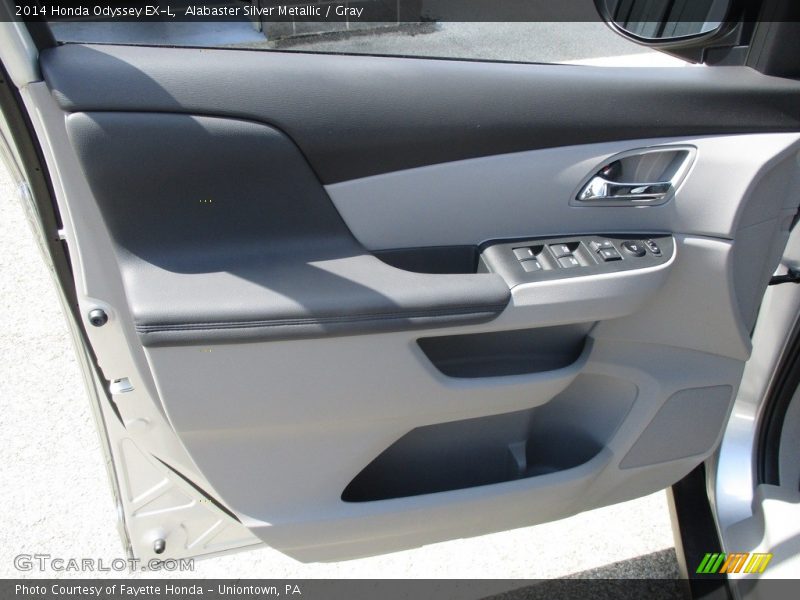 Alabaster Silver Metallic / Gray 2014 Honda Odyssey EX-L