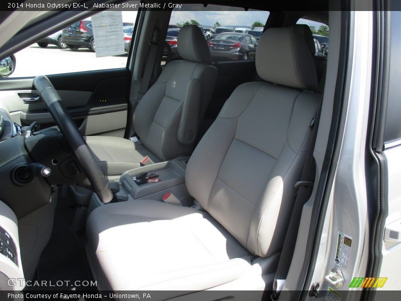 Alabaster Silver Metallic / Gray 2014 Honda Odyssey EX-L