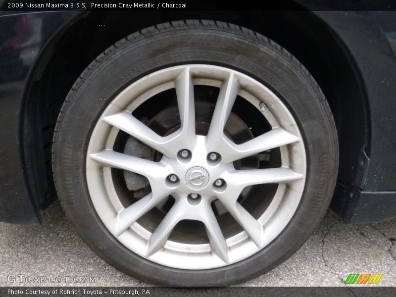 Precision Gray Metallic / Charcoal 2009 Nissan Maxima 3.5 S