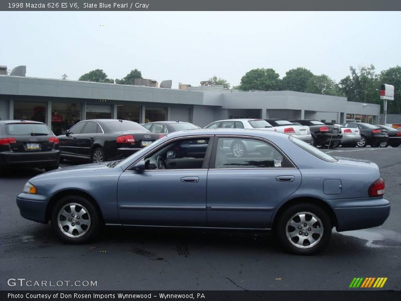 Slate Blue Pearl / Gray 1998 Mazda 626 ES V6