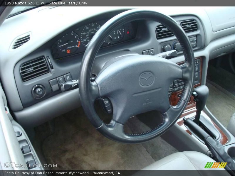 Slate Blue Pearl / Gray 1998 Mazda 626 ES V6