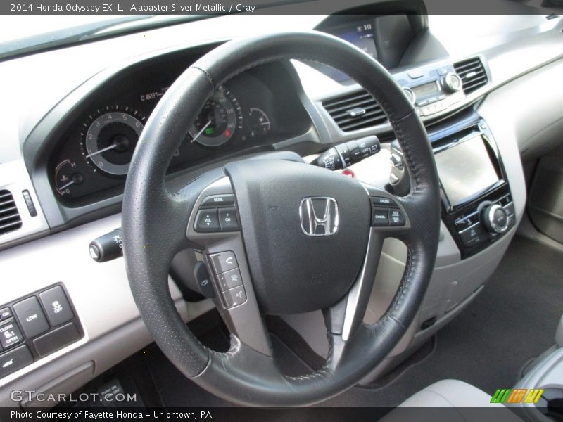 Alabaster Silver Metallic / Gray 2014 Honda Odyssey EX-L