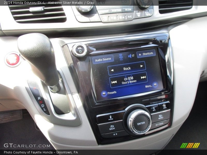 Alabaster Silver Metallic / Gray 2014 Honda Odyssey EX-L