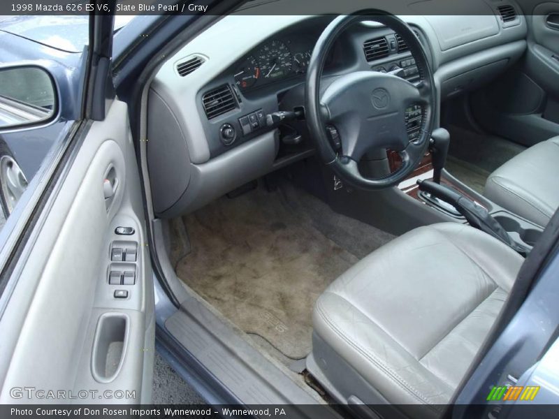 Slate Blue Pearl / Gray 1998 Mazda 626 ES V6