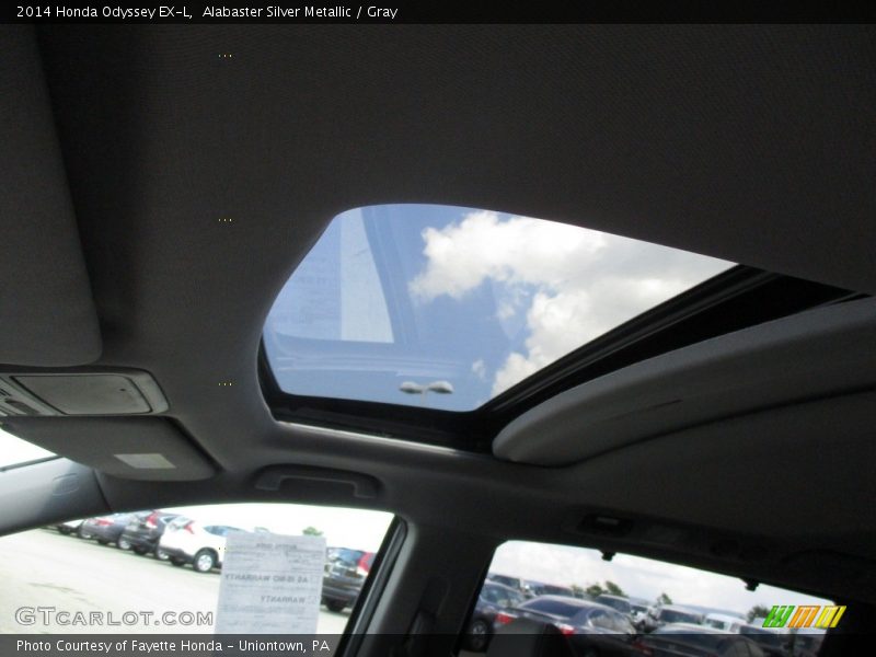 Alabaster Silver Metallic / Gray 2014 Honda Odyssey EX-L