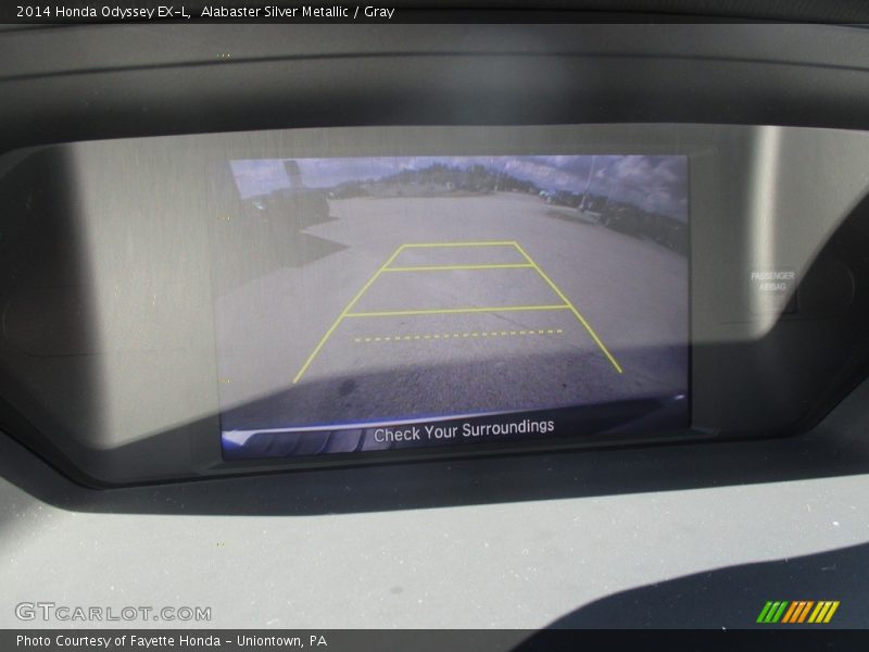 Alabaster Silver Metallic / Gray 2014 Honda Odyssey EX-L