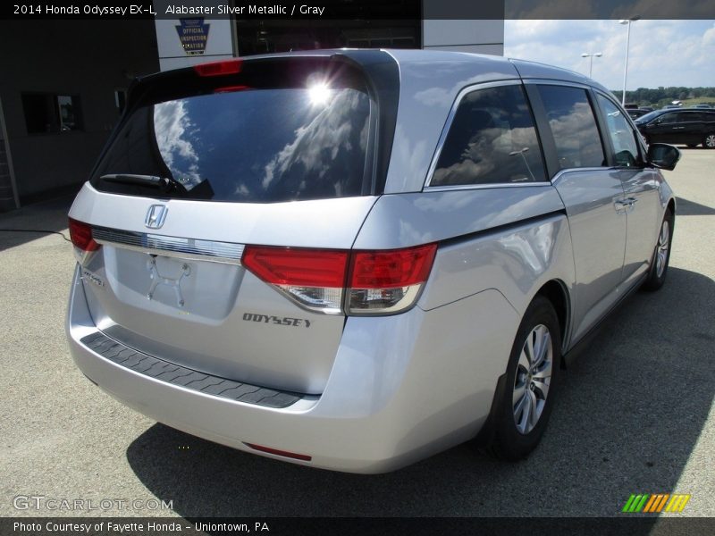 Alabaster Silver Metallic / Gray 2014 Honda Odyssey EX-L
