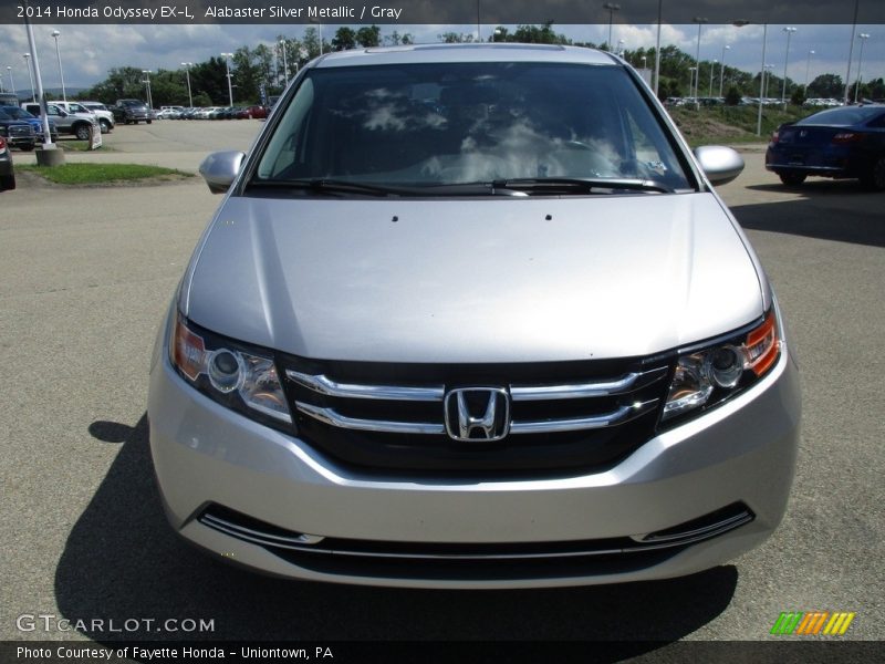 Alabaster Silver Metallic / Gray 2014 Honda Odyssey EX-L