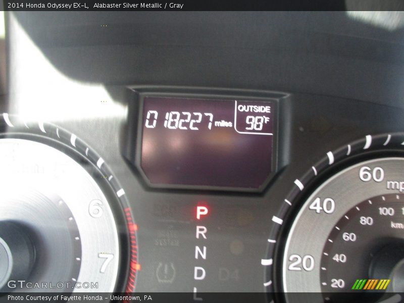 Alabaster Silver Metallic / Gray 2014 Honda Odyssey EX-L