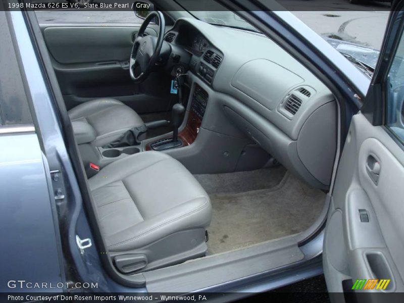 Slate Blue Pearl / Gray 1998 Mazda 626 ES V6