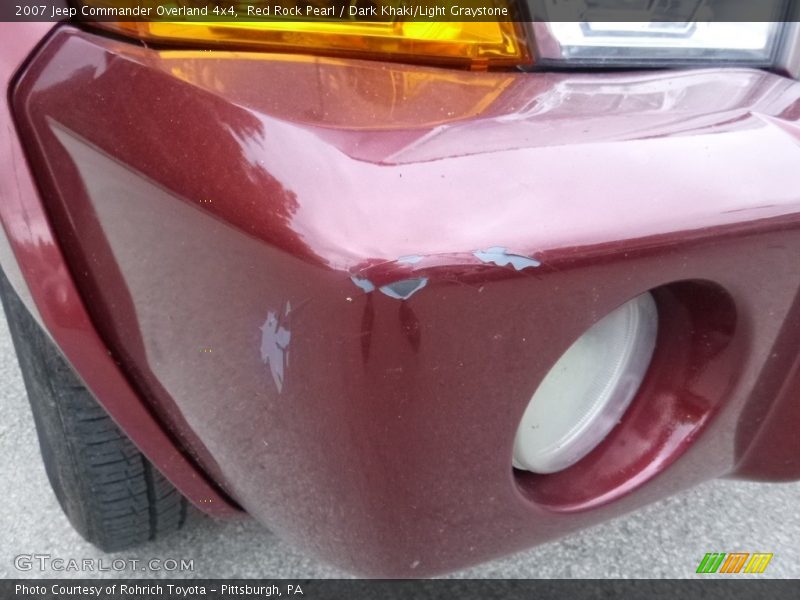 Red Rock Pearl / Dark Khaki/Light Graystone 2007 Jeep Commander Overland 4x4