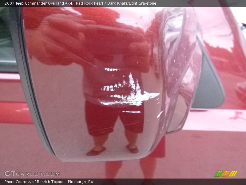 Red Rock Pearl / Dark Khaki/Light Graystone 2007 Jeep Commander Overland 4x4