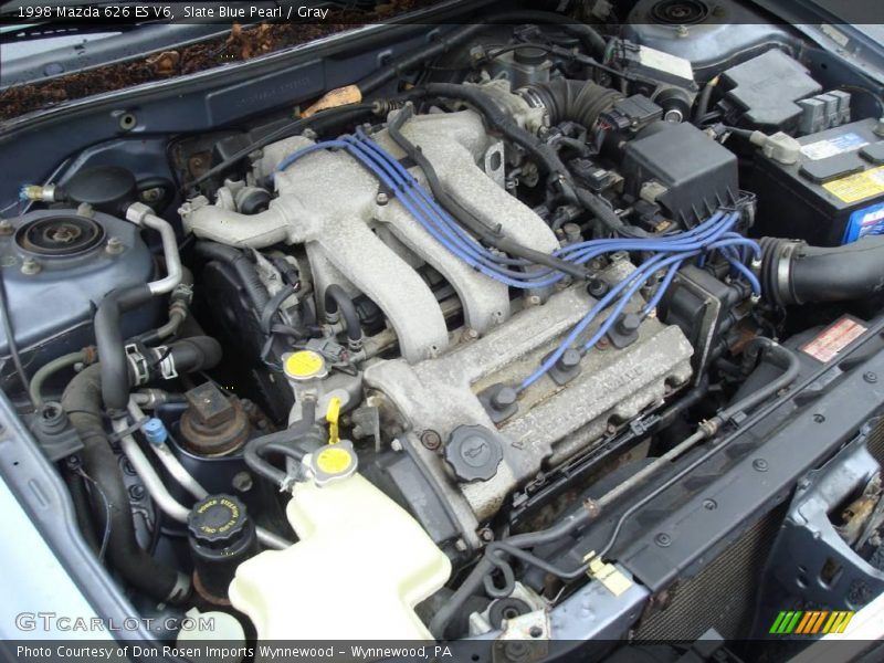 Slate Blue Pearl / Gray 1998 Mazda 626 ES V6