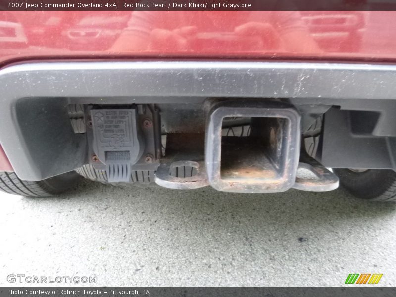 Red Rock Pearl / Dark Khaki/Light Graystone 2007 Jeep Commander Overland 4x4