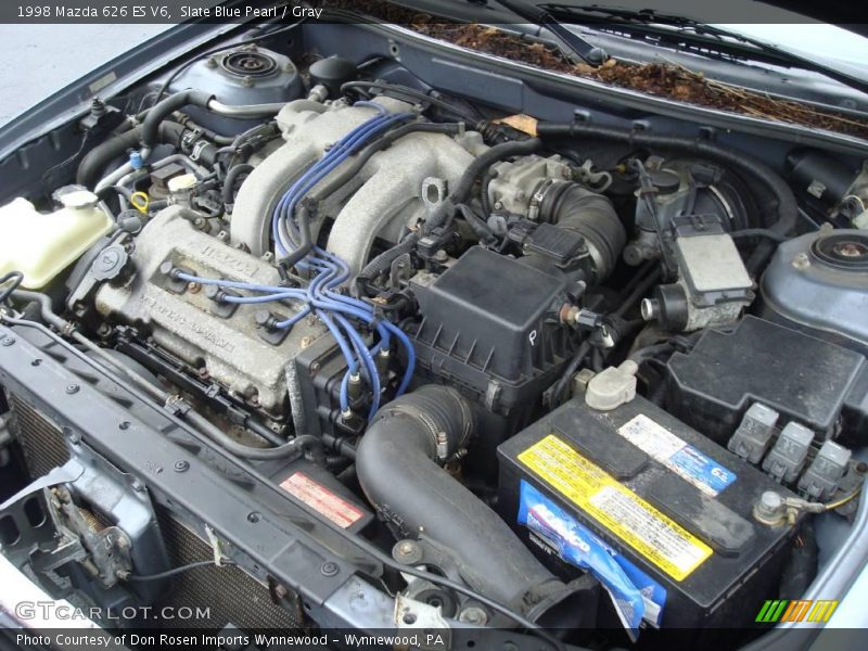 Slate Blue Pearl / Gray 1998 Mazda 626 ES V6