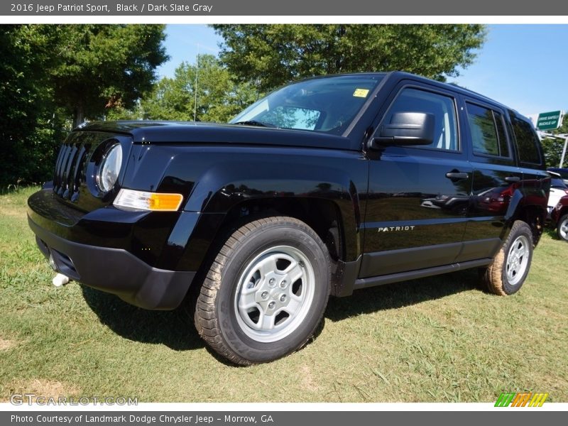 Black / Dark Slate Gray 2016 Jeep Patriot Sport