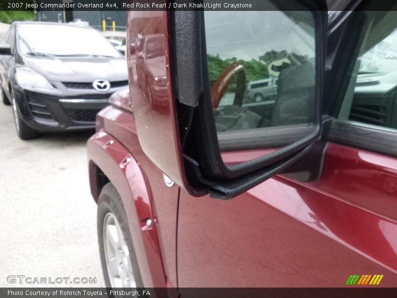 Red Rock Pearl / Dark Khaki/Light Graystone 2007 Jeep Commander Overland 4x4
