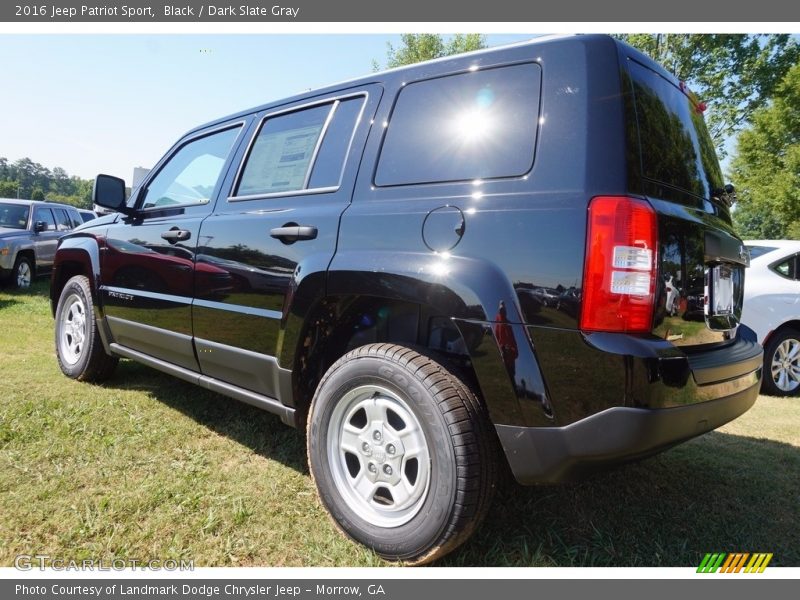 Black / Dark Slate Gray 2016 Jeep Patriot Sport