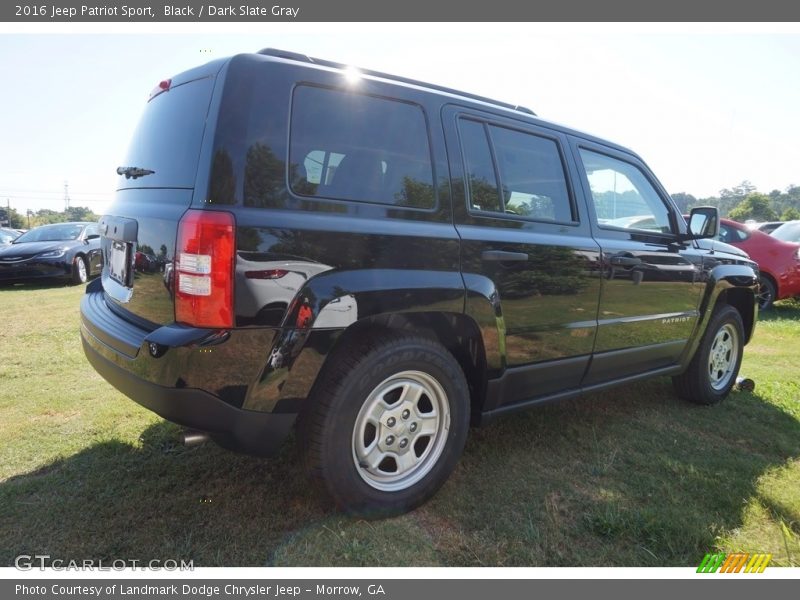 Black / Dark Slate Gray 2016 Jeep Patriot Sport