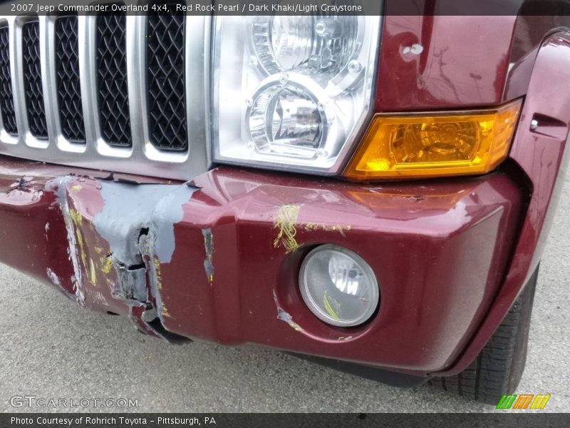 Red Rock Pearl / Dark Khaki/Light Graystone 2007 Jeep Commander Overland 4x4