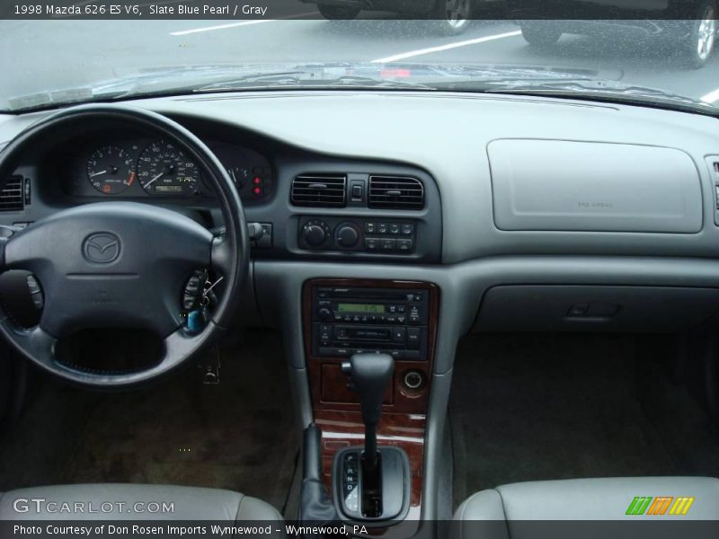 Slate Blue Pearl / Gray 1998 Mazda 626 ES V6