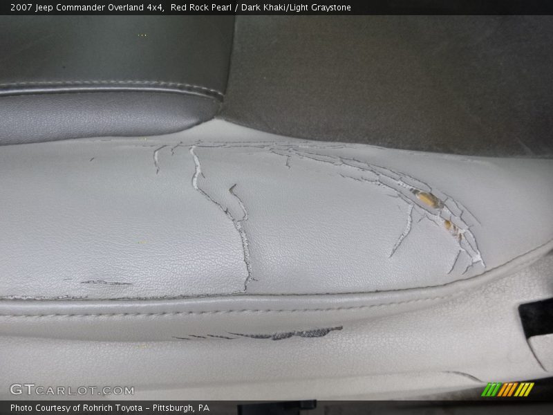 Red Rock Pearl / Dark Khaki/Light Graystone 2007 Jeep Commander Overland 4x4