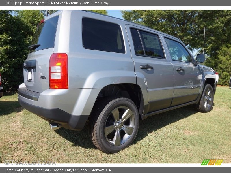 Billet Silver Metallic / Dark Slate Gray 2016 Jeep Patriot Sport