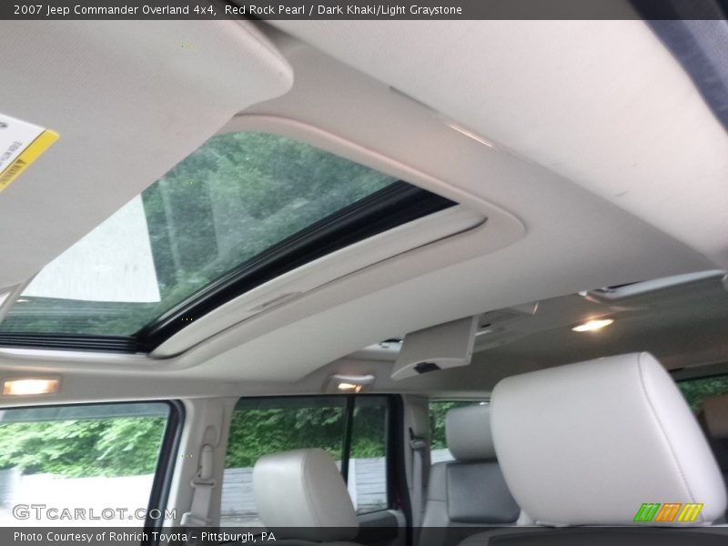 Red Rock Pearl / Dark Khaki/Light Graystone 2007 Jeep Commander Overland 4x4