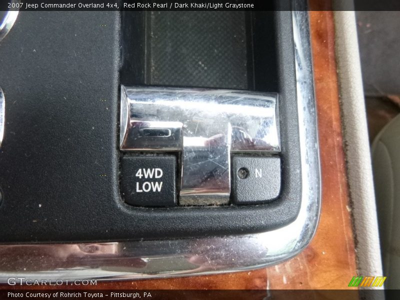 Red Rock Pearl / Dark Khaki/Light Graystone 2007 Jeep Commander Overland 4x4