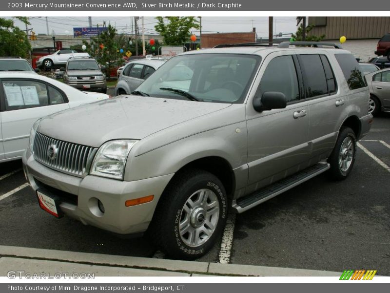 Silver Birch Metallic / Dark Graphite 2003 Mercury Mountaineer Convenience AWD