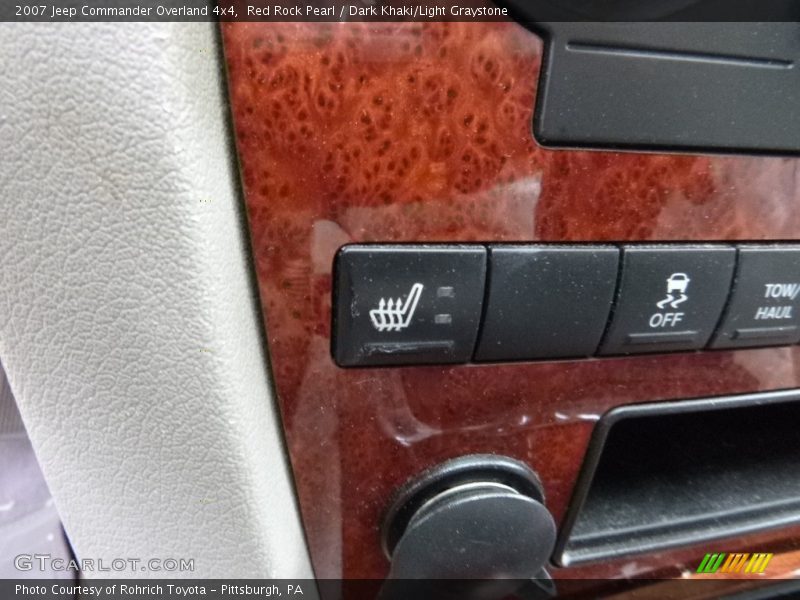 Red Rock Pearl / Dark Khaki/Light Graystone 2007 Jeep Commander Overland 4x4