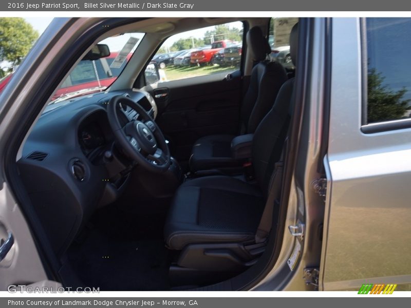 Billet Silver Metallic / Dark Slate Gray 2016 Jeep Patriot Sport