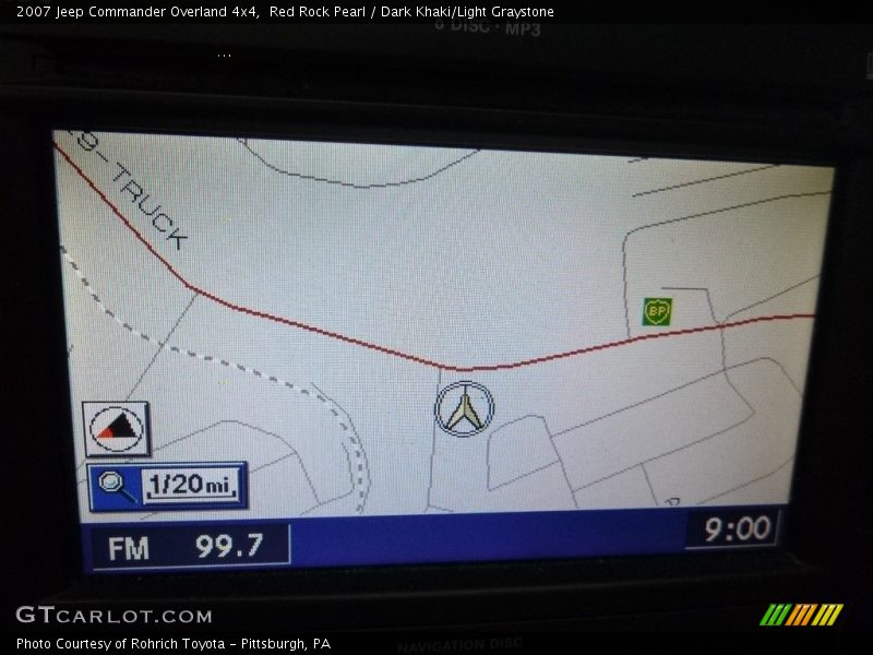 Red Rock Pearl / Dark Khaki/Light Graystone 2007 Jeep Commander Overland 4x4