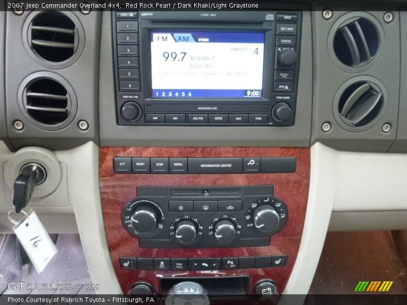 Red Rock Pearl / Dark Khaki/Light Graystone 2007 Jeep Commander Overland 4x4