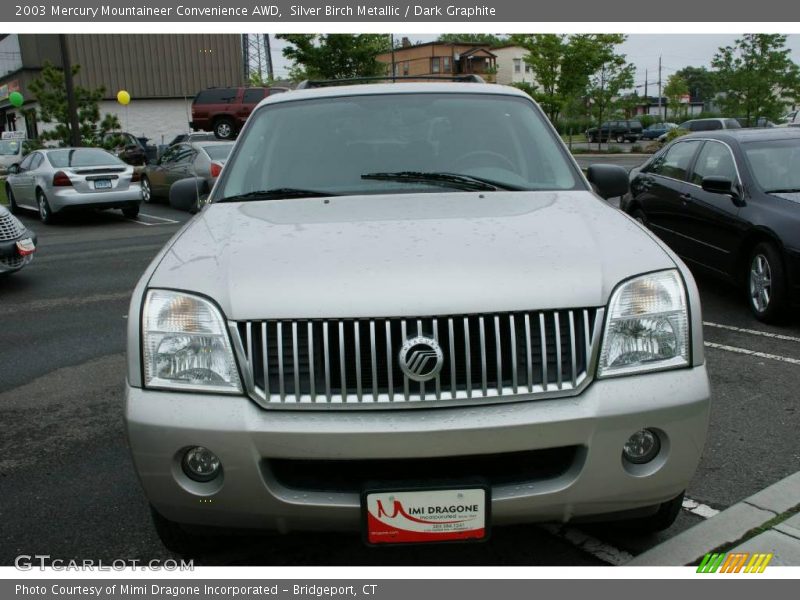 Silver Birch Metallic / Dark Graphite 2003 Mercury Mountaineer Convenience AWD