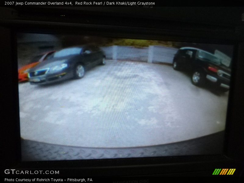 Red Rock Pearl / Dark Khaki/Light Graystone 2007 Jeep Commander Overland 4x4