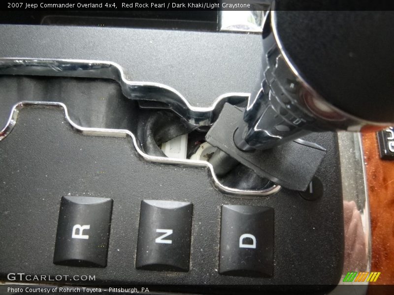 Red Rock Pearl / Dark Khaki/Light Graystone 2007 Jeep Commander Overland 4x4