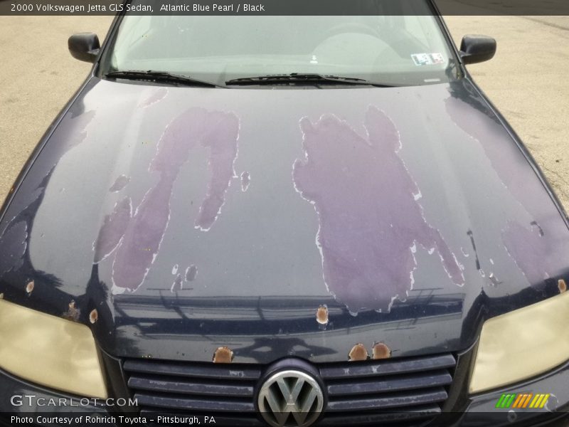 Atlantic Blue Pearl / Black 2000 Volkswagen Jetta GLS Sedan