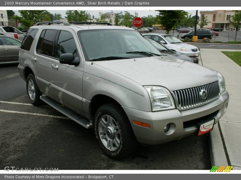 Silver Birch Metallic / Dark Graphite 2003 Mercury Mountaineer Convenience AWD