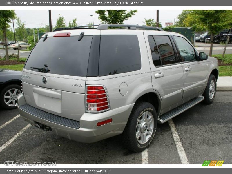 Silver Birch Metallic / Dark Graphite 2003 Mercury Mountaineer Convenience AWD