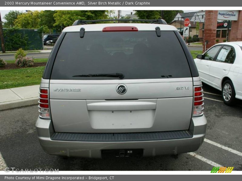 Silver Birch Metallic / Dark Graphite 2003 Mercury Mountaineer Convenience AWD