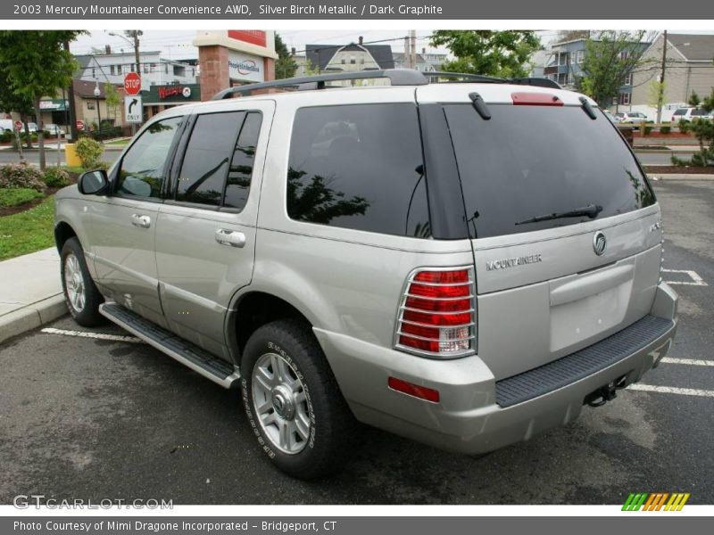 Silver Birch Metallic / Dark Graphite 2003 Mercury Mountaineer Convenience AWD