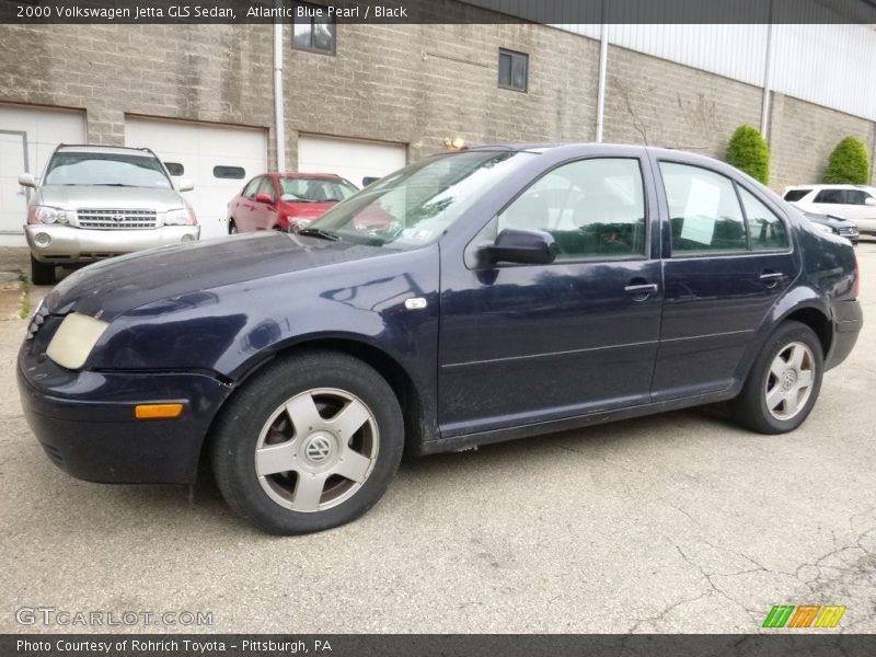 Atlantic Blue Pearl / Black 2000 Volkswagen Jetta GLS Sedan